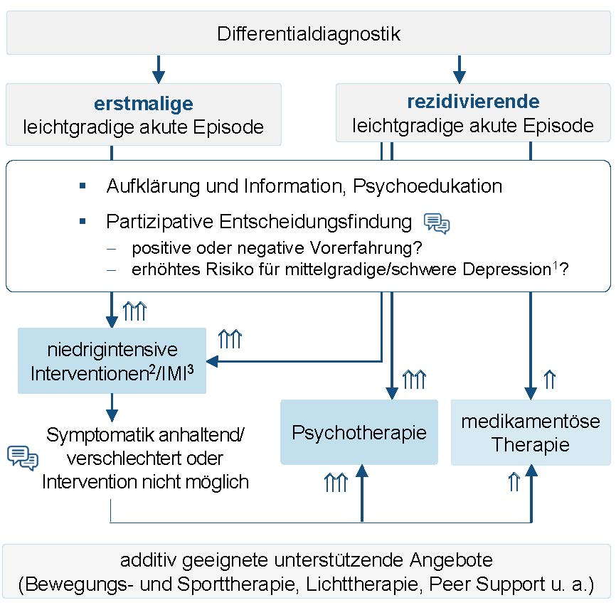 Akuttherapie leichtgradiger depressiver Störungen*