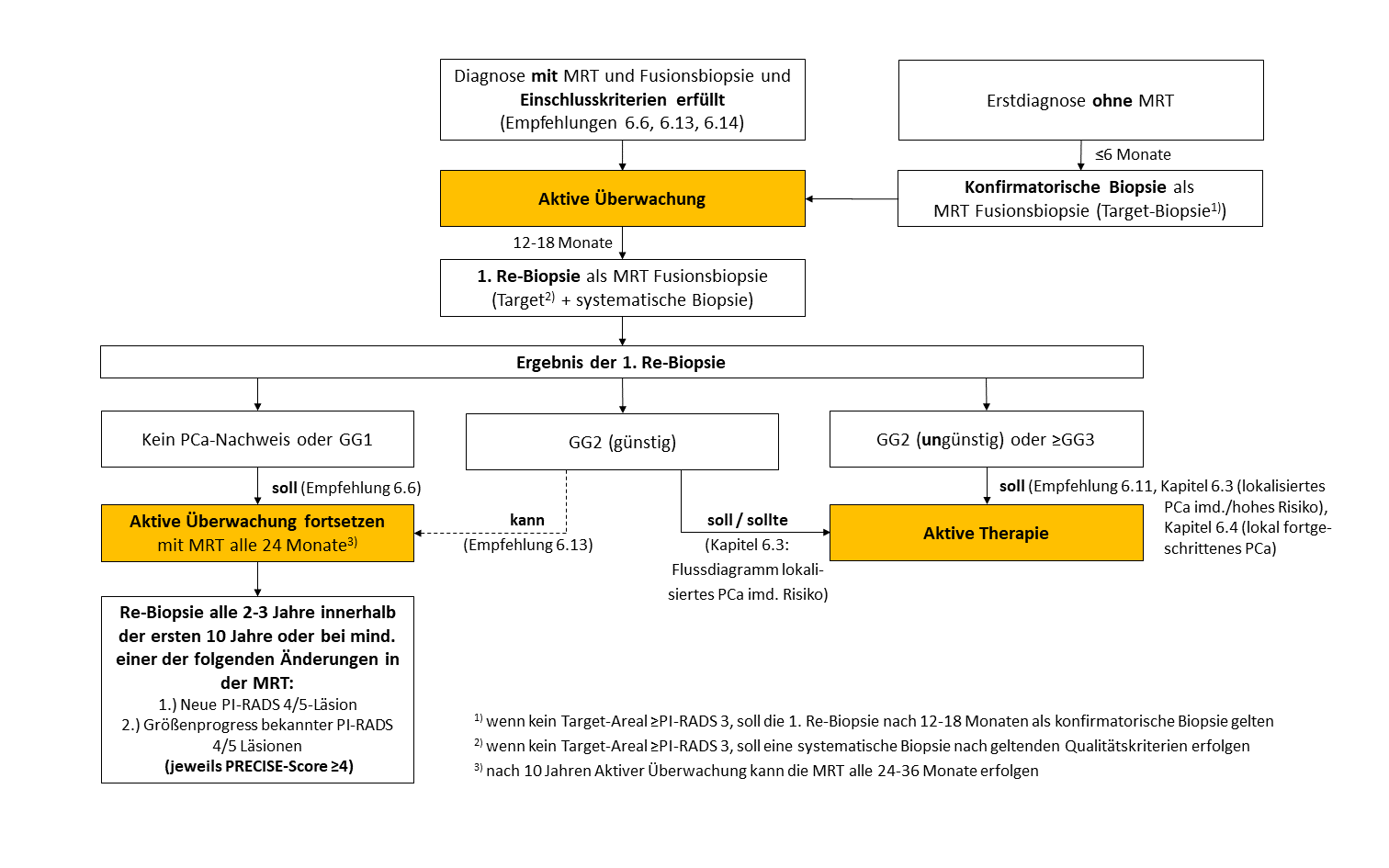 Flussdiagramm Aktive Überwachung