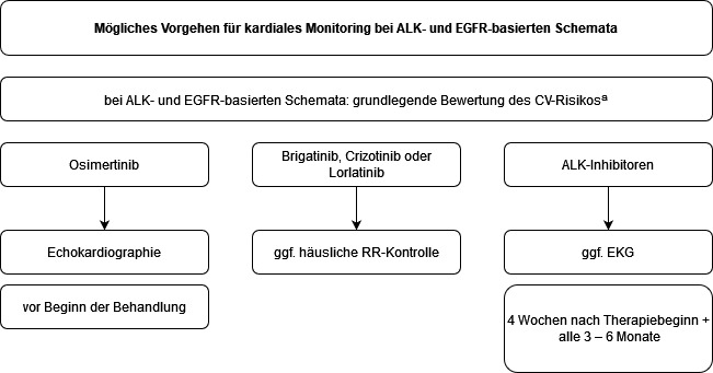 Kardiales Monitoring bei EGFRi- und ALKi-basierten Schemata